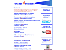 Tablet Screenshot of finance4business.biz